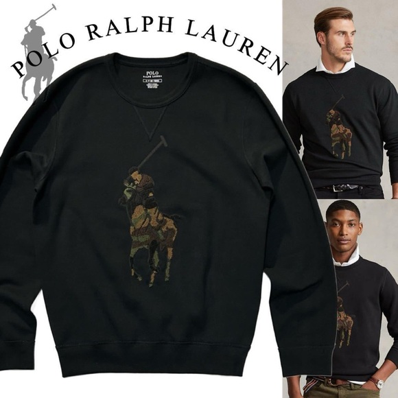 Ralph Lauren Other - Polo Ralph Lauren  Double-Knit Pullover Sweatshirt with a camouflage logo.